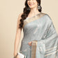 Soft Silk Digital Printed Zari Border Saree