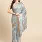 Soft Silk Digital Printed Zari Border Saree
