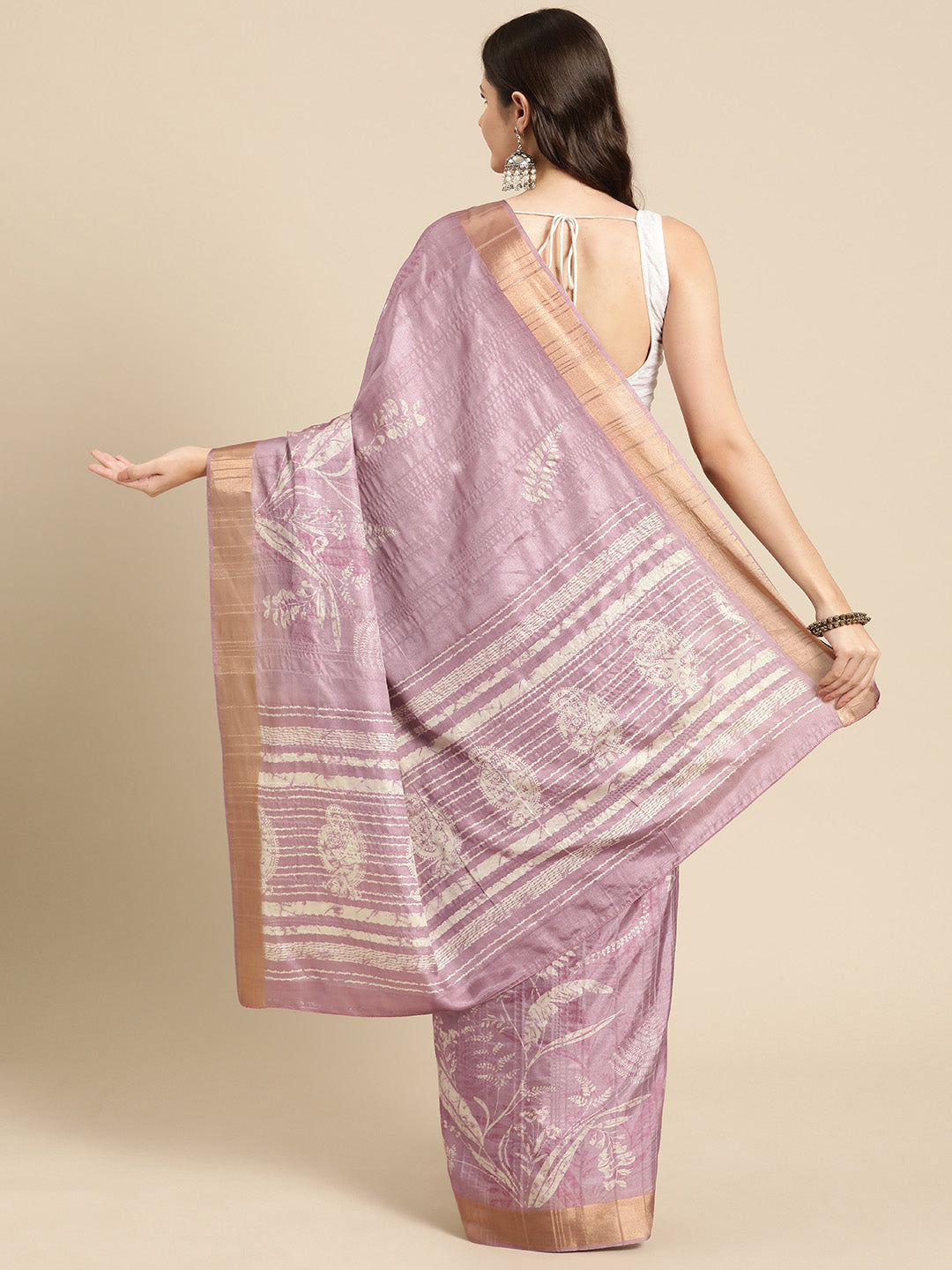 Soft Silk Digital Printed Zari Border Saree