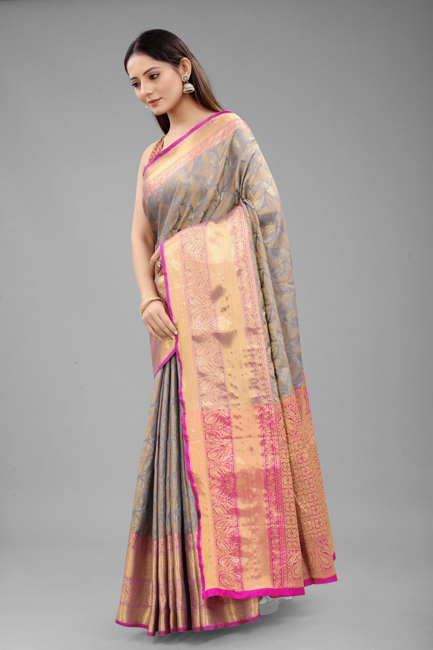 Women's Banarasi Silk Zari Woven Saree