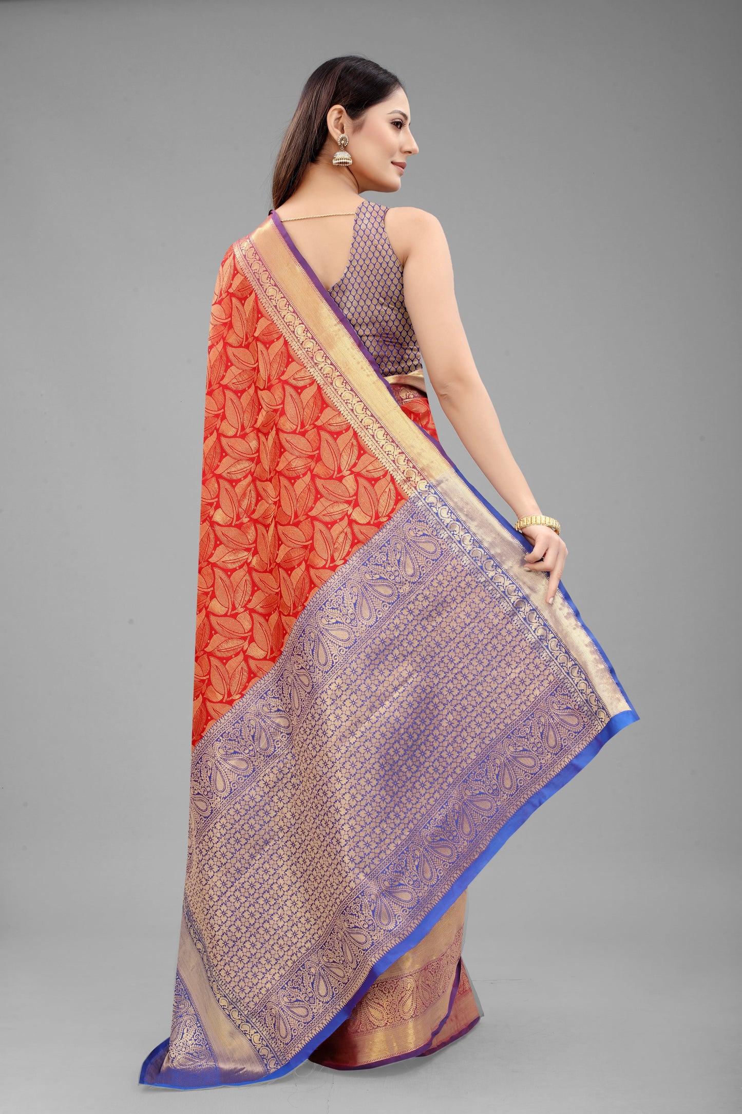 Women's Banarasi Silk Zari Woven Saree