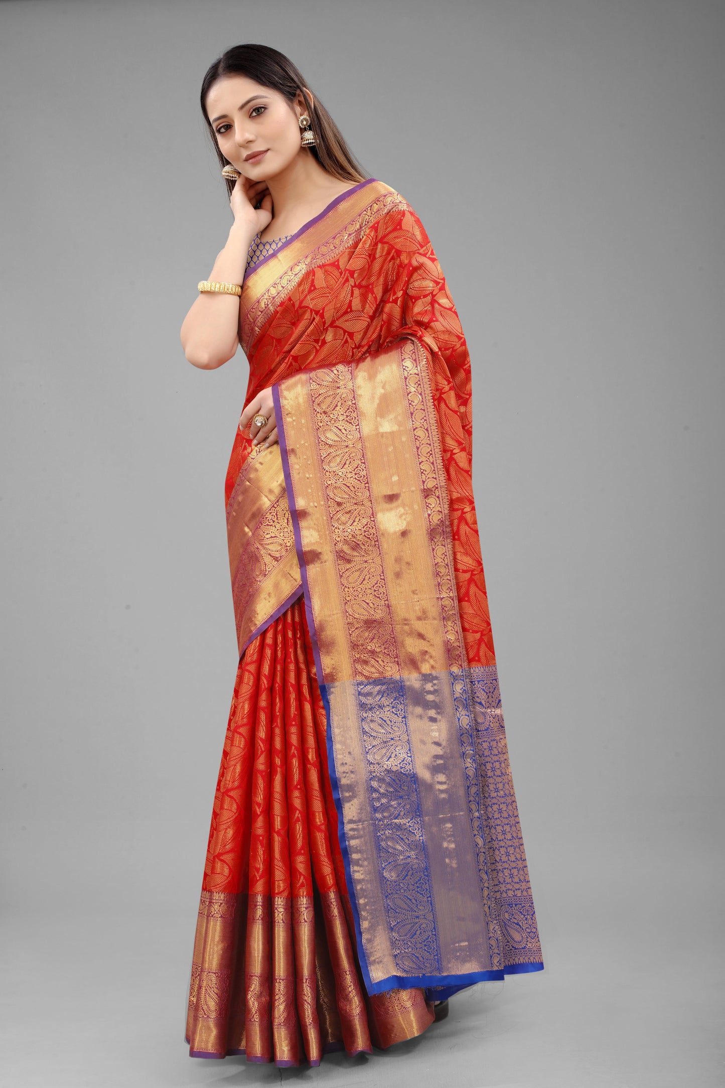 Women's Banarasi Silk Zari Woven Saree