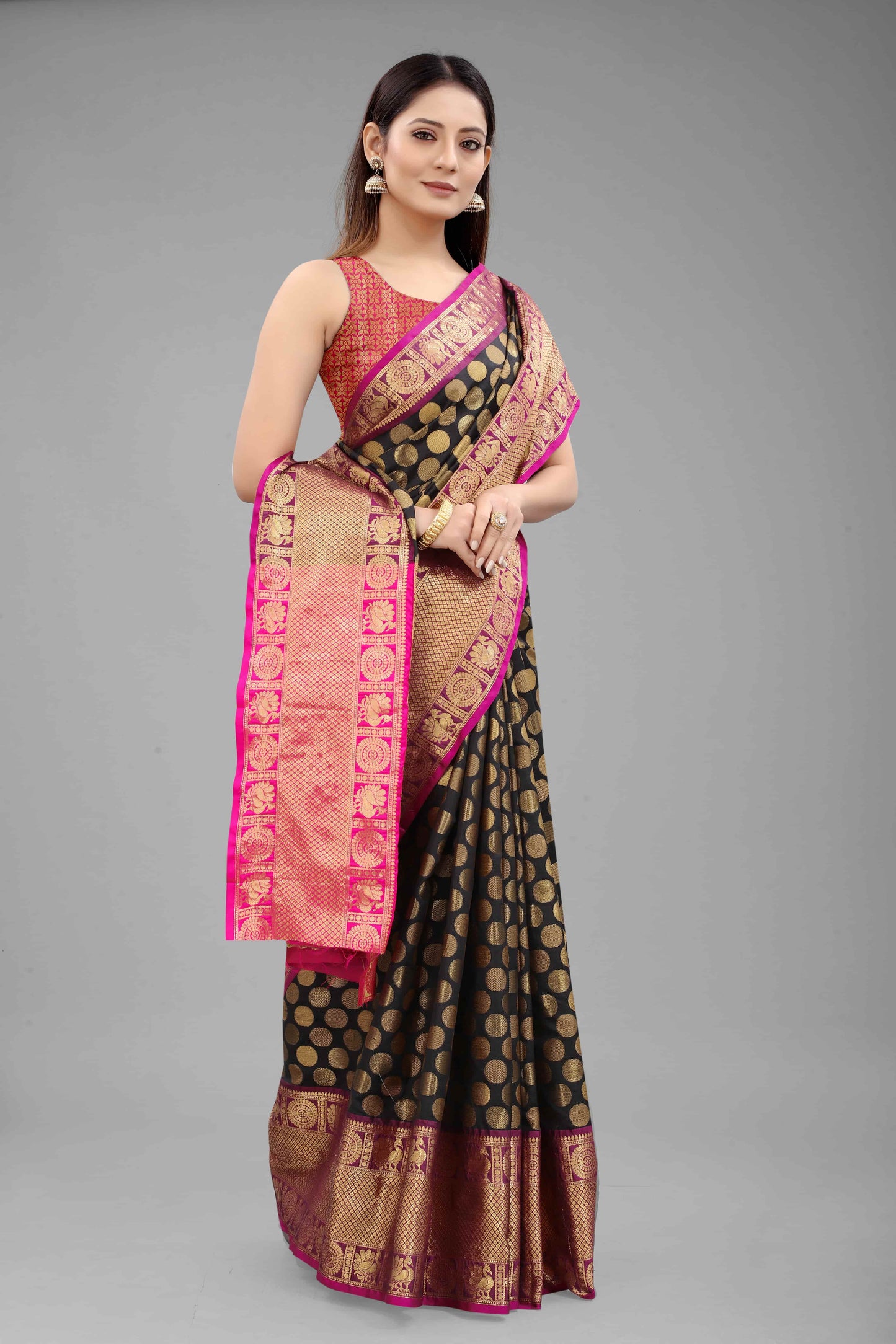 Women's Banarasi Silk Zari Woven Saree