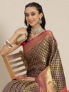 Women's Brocade Zari Woven Saree