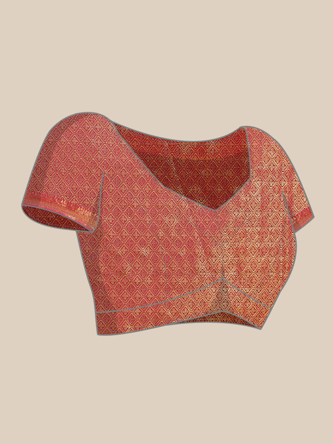 Women's Brocade Zari Woven Saree