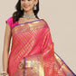 Women's Brocade Zari Woven Saree