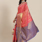 Women's Brocade Zari Woven Saree