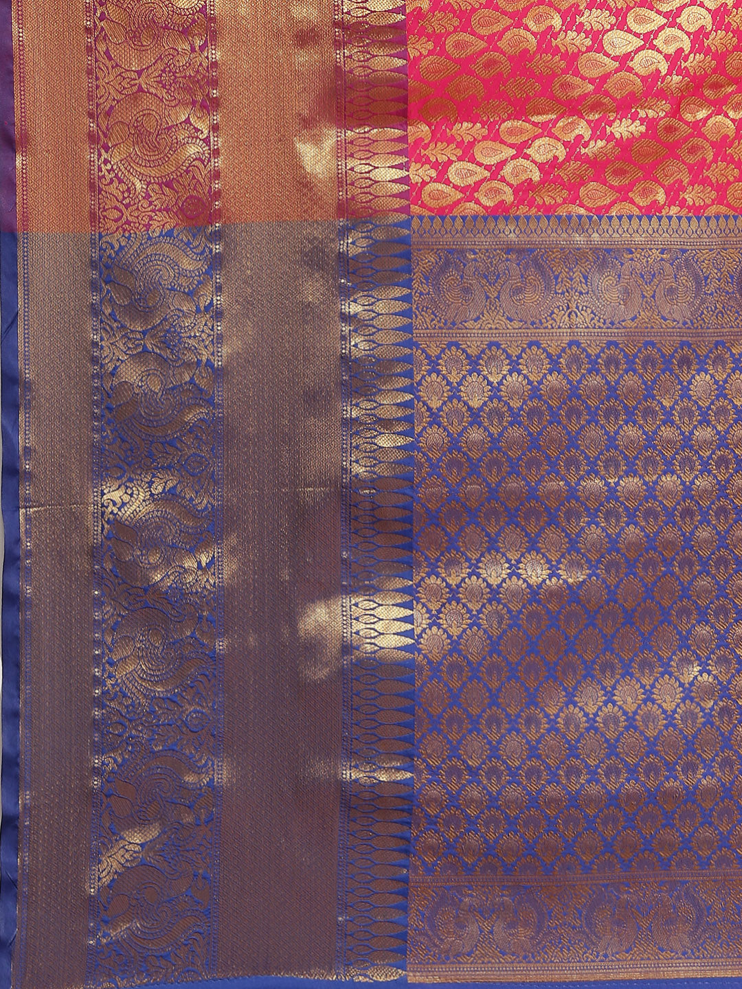 Women's Brocade Zari Woven Saree