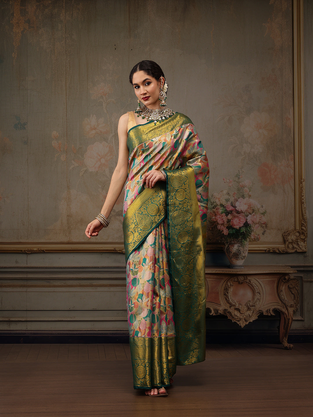 Heavy Pure Silk Woven Banarasi Saree