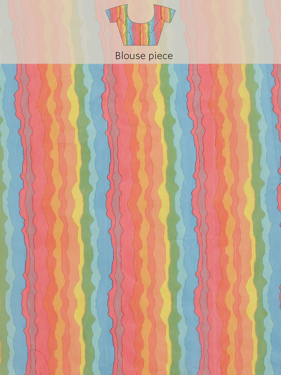 Floral Printed Organza Saree