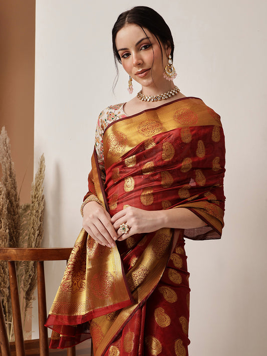 Banarasi Silk Zari Woven Saree