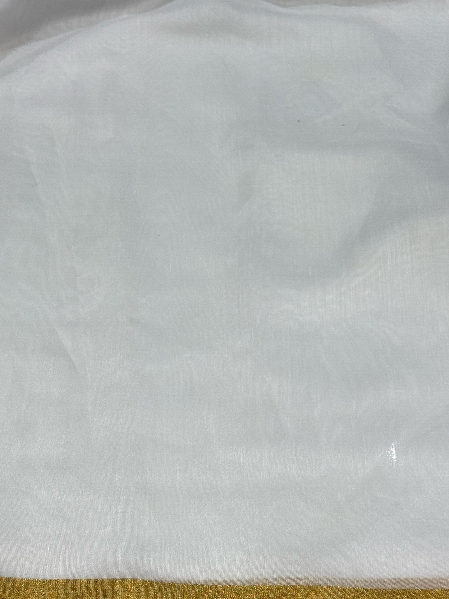 Digital Printed Holi Special Chanderi White & Multicolored Saree