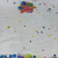 Digital Printed Holi Special Chanderi White & Multicolored Saree