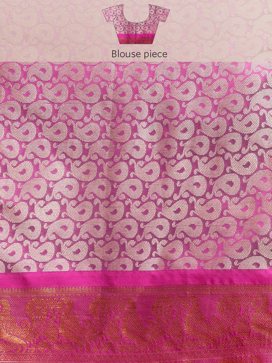 Ikat Woven Design Saree