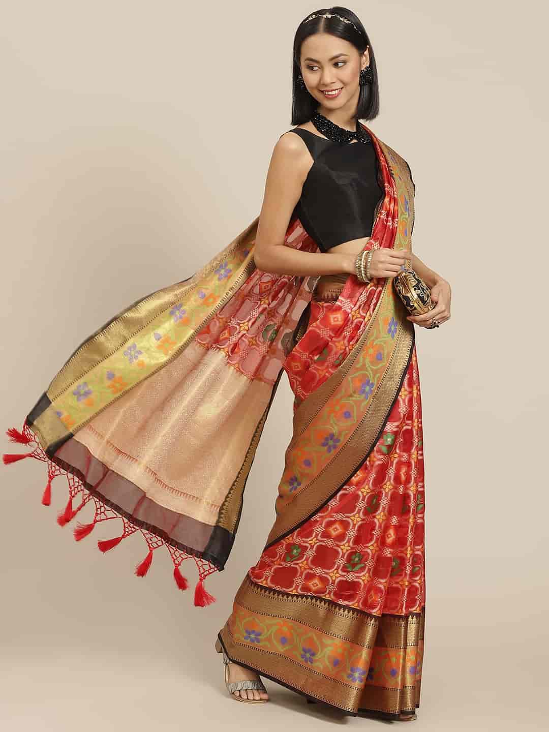 Pochampally Ikat Designer Silk Saree