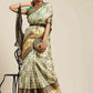 Ikat Woven Design Saree