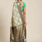 Ikat Woven Design Saree