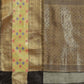 Ikat Woven Design Saree
