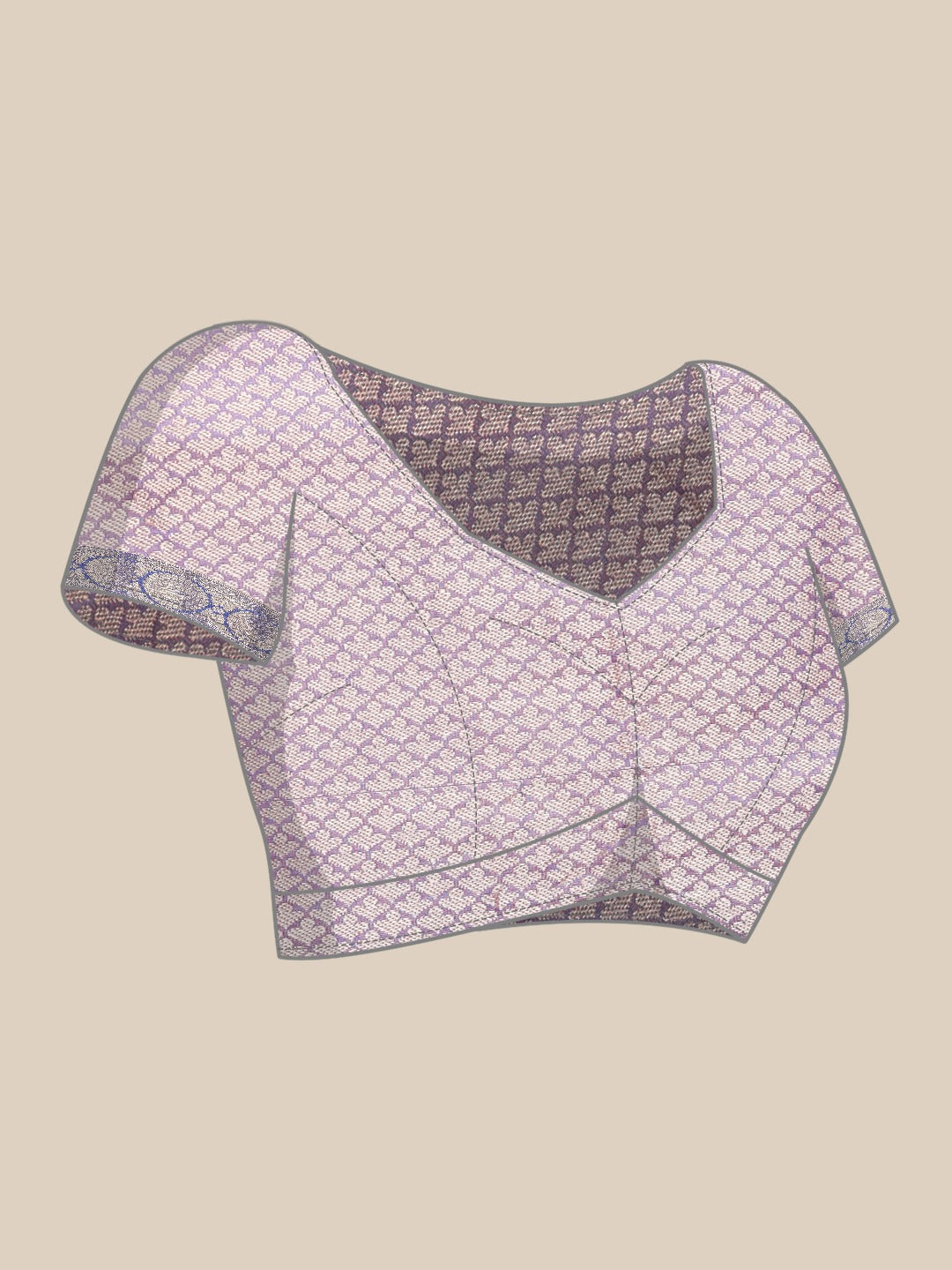 Ikat Woven Design Saree