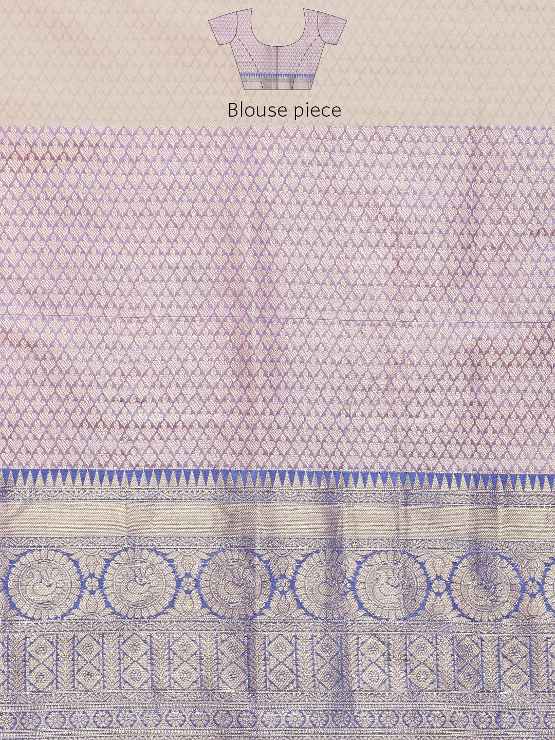 Ikat Woven Design Saree