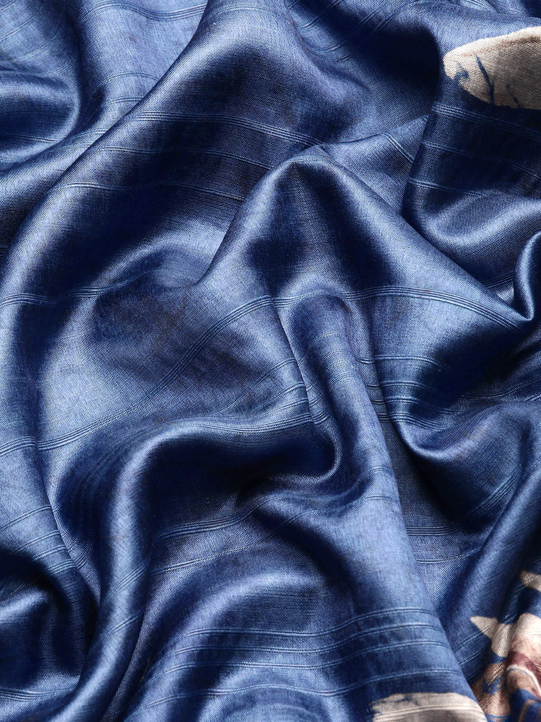 Soft Silk Floral Printed Zari Woven Border Saree