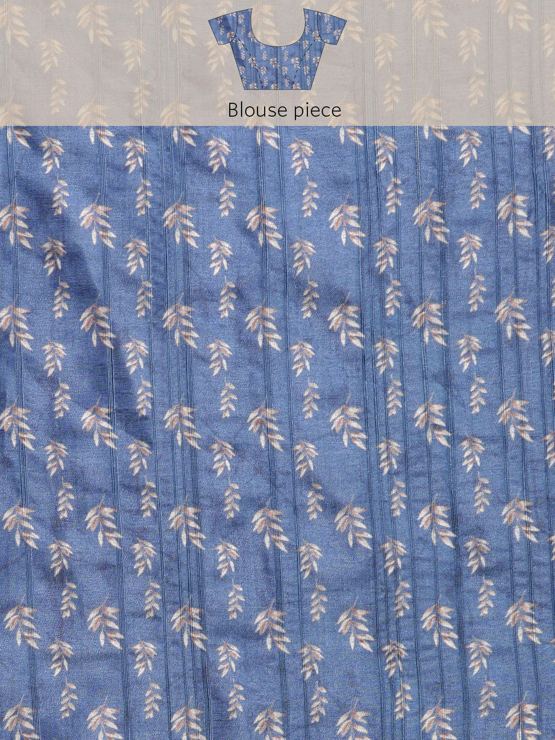 Soft Silk Floral Printed Zari Woven Border Saree