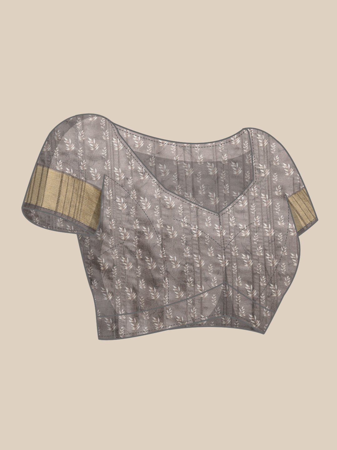 Soft Silk Floral Printed Zari Woven Border Saree