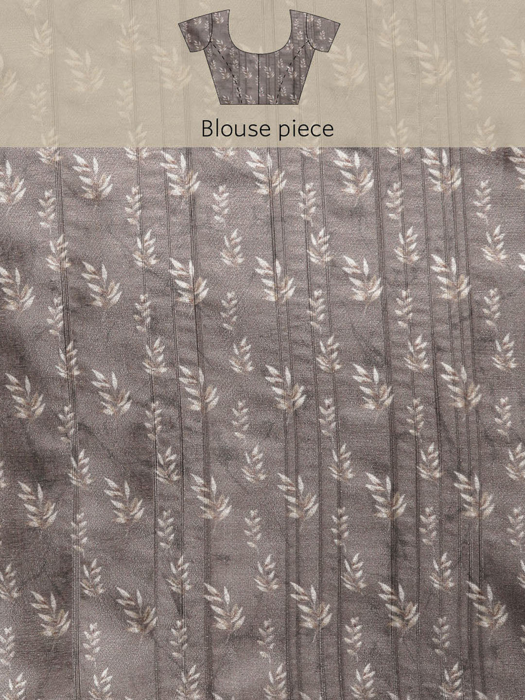 Soft Silk Floral Printed Zari Woven Border Saree