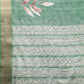 Soft Silk Floral Printed Zari Woven Border Saree