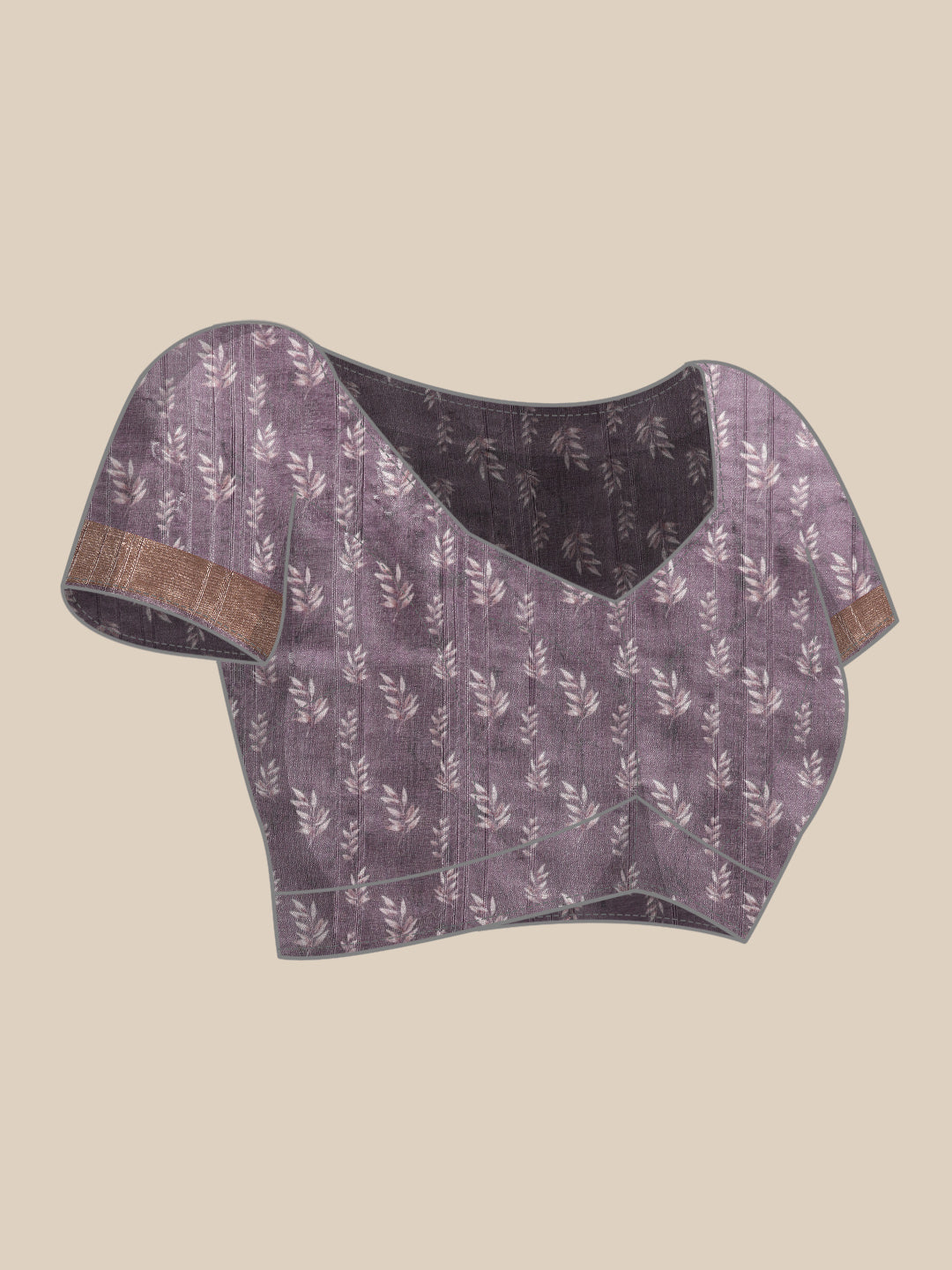 Soft Silk Floral Printed Zari Woven Border Saree