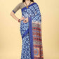 Kalamkari Digital Printed Indigo Saree