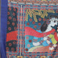 Kalamkari Digital Printed Indigo Saree