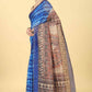 Kalamkari Digital Printed Indigo Saree