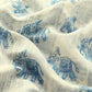 Kalamkari Digital Printed Indigo Saree