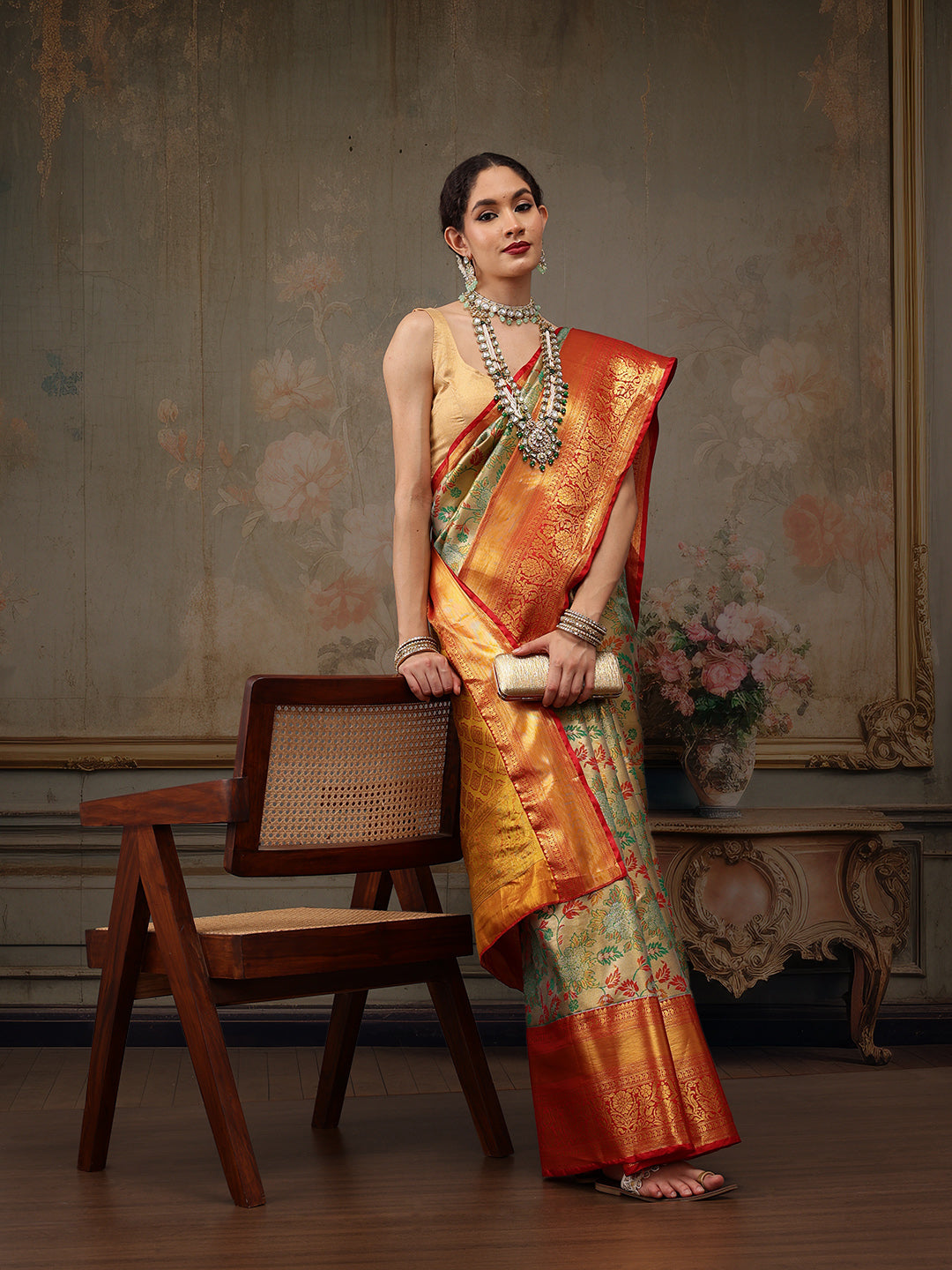 Heavy Pure Silk Woven Banarasi Saree