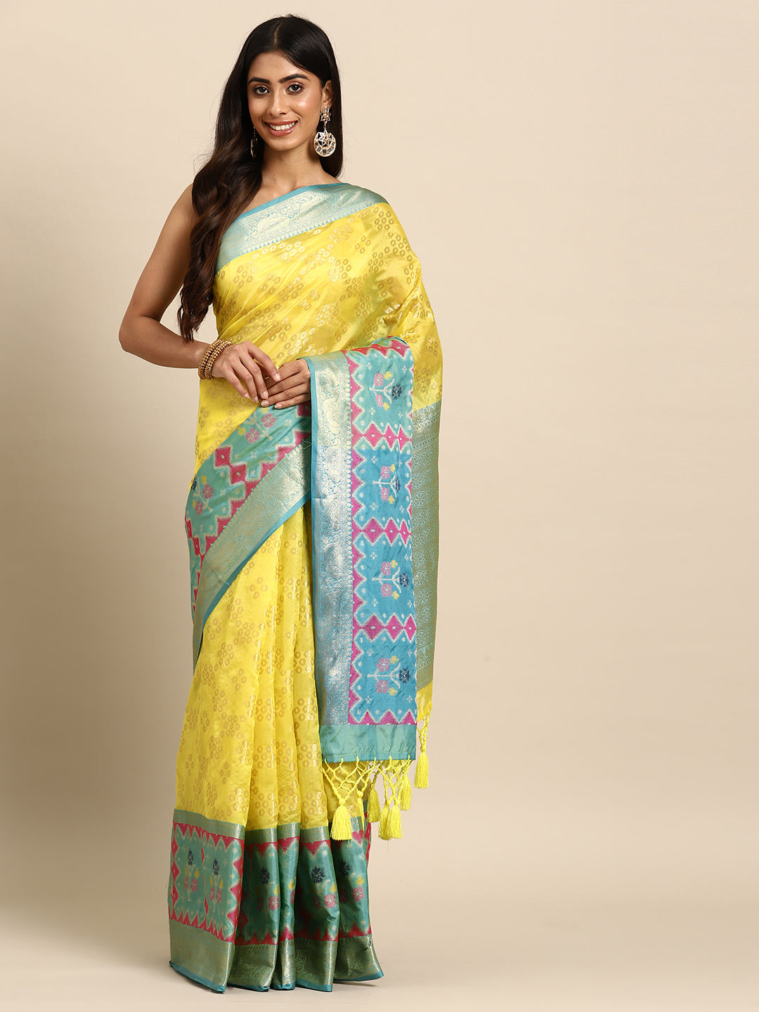 Women's Heavy Zari Silk Bollywood Style saree