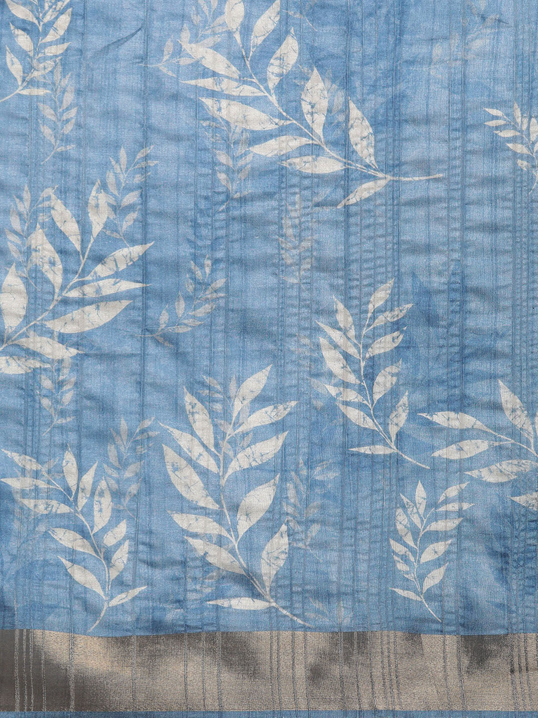 Soft Silk Floral Printed Zari Woven Border Saree