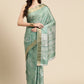 Soft Silk Floral Printed Zari Woven Border Saree