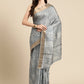 Soft Silk Floral Printed Zari Woven Border Saree