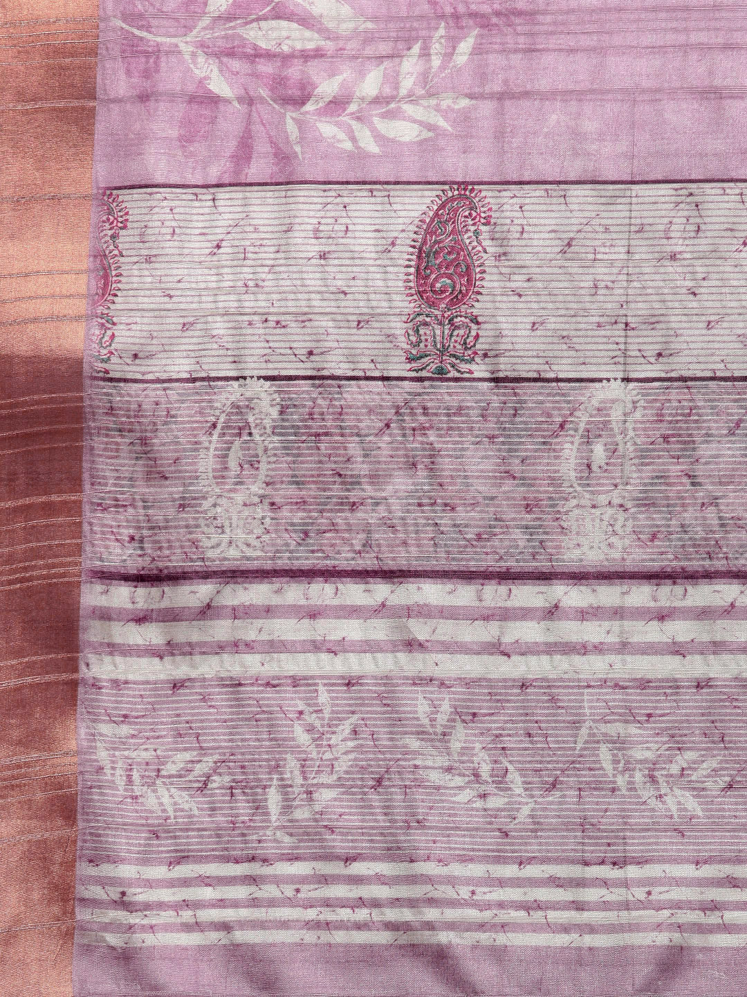 Soft Silk Floral Printed Zari Woven Border Saree
