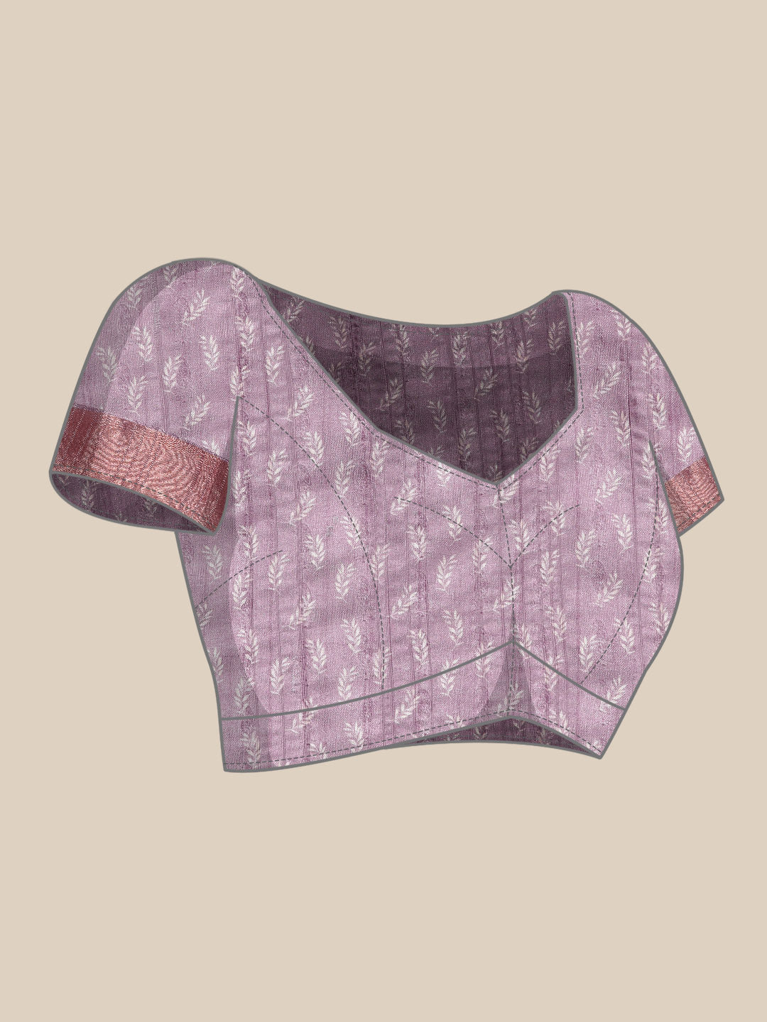 Soft Silk Floral Printed Zari Woven Border Saree