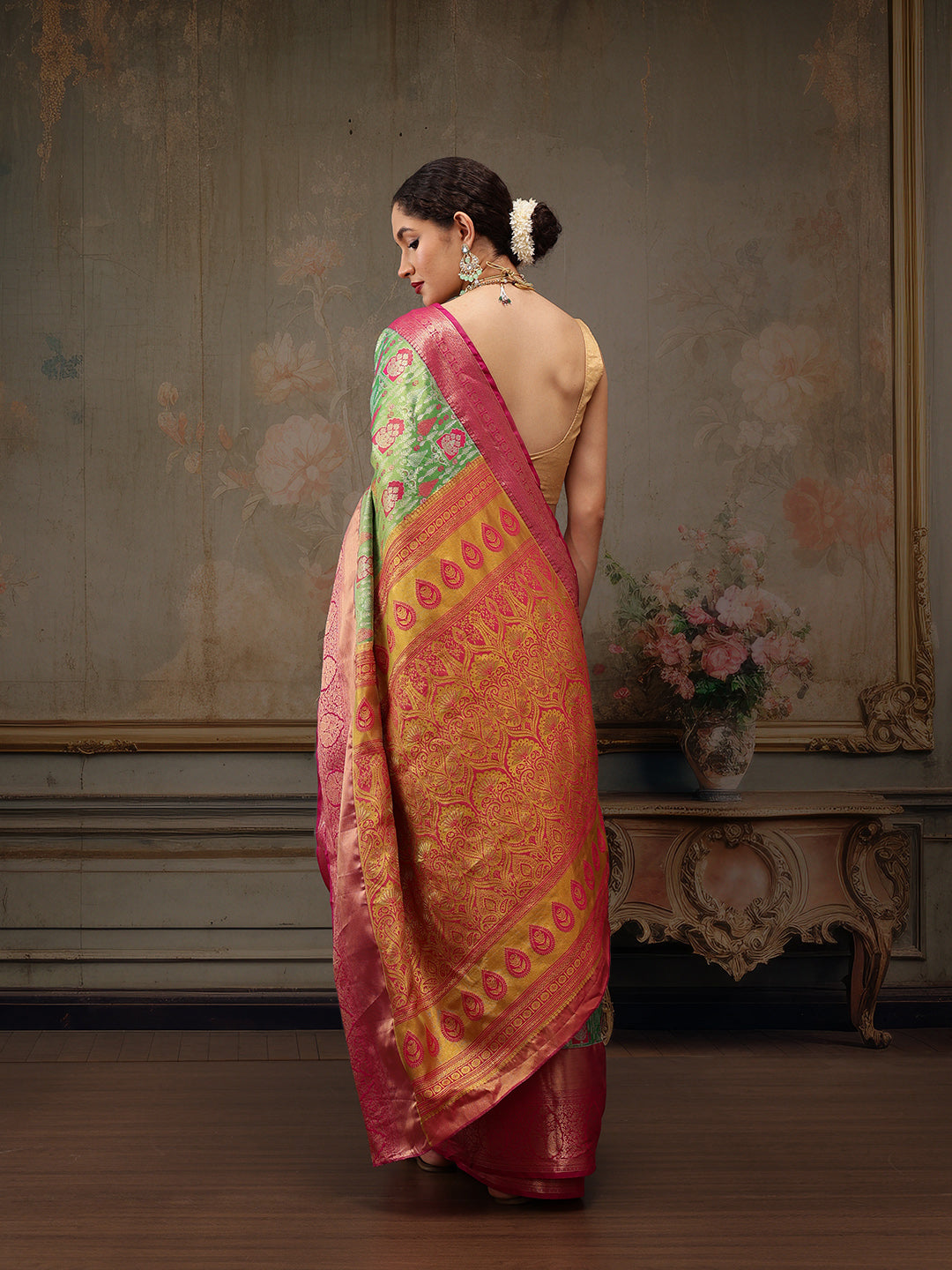 Heavy Pure Silk Woven Banarasi Saree