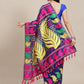 Women's Woven Jamdani Saree With Unstitched Blouse Piece