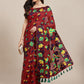 Women's Pure Cotton Jamdani Saree With Unstitched Blouse Piece