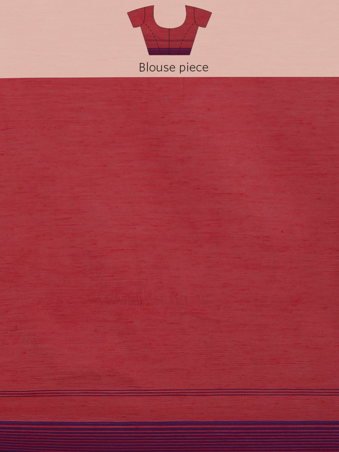 Women's Pure Cotton Jamdani Saree With Unstitched Blouse Piece