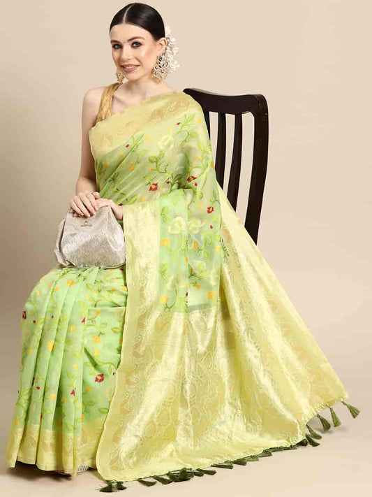 Women's Dhakai Jamdani Saree