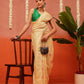 Cotton Jamdani Saree With Zari Border