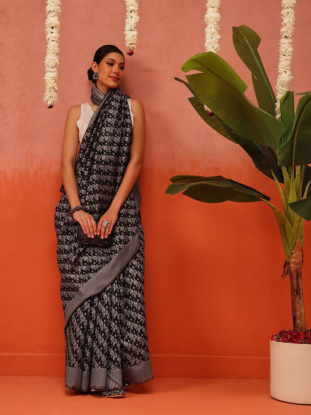Dhakai Cotton Jamdani Saree