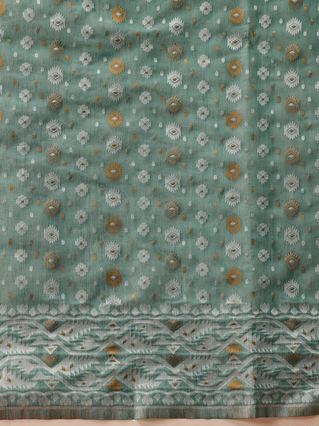 Dhakai Cotton Jamdani Saree