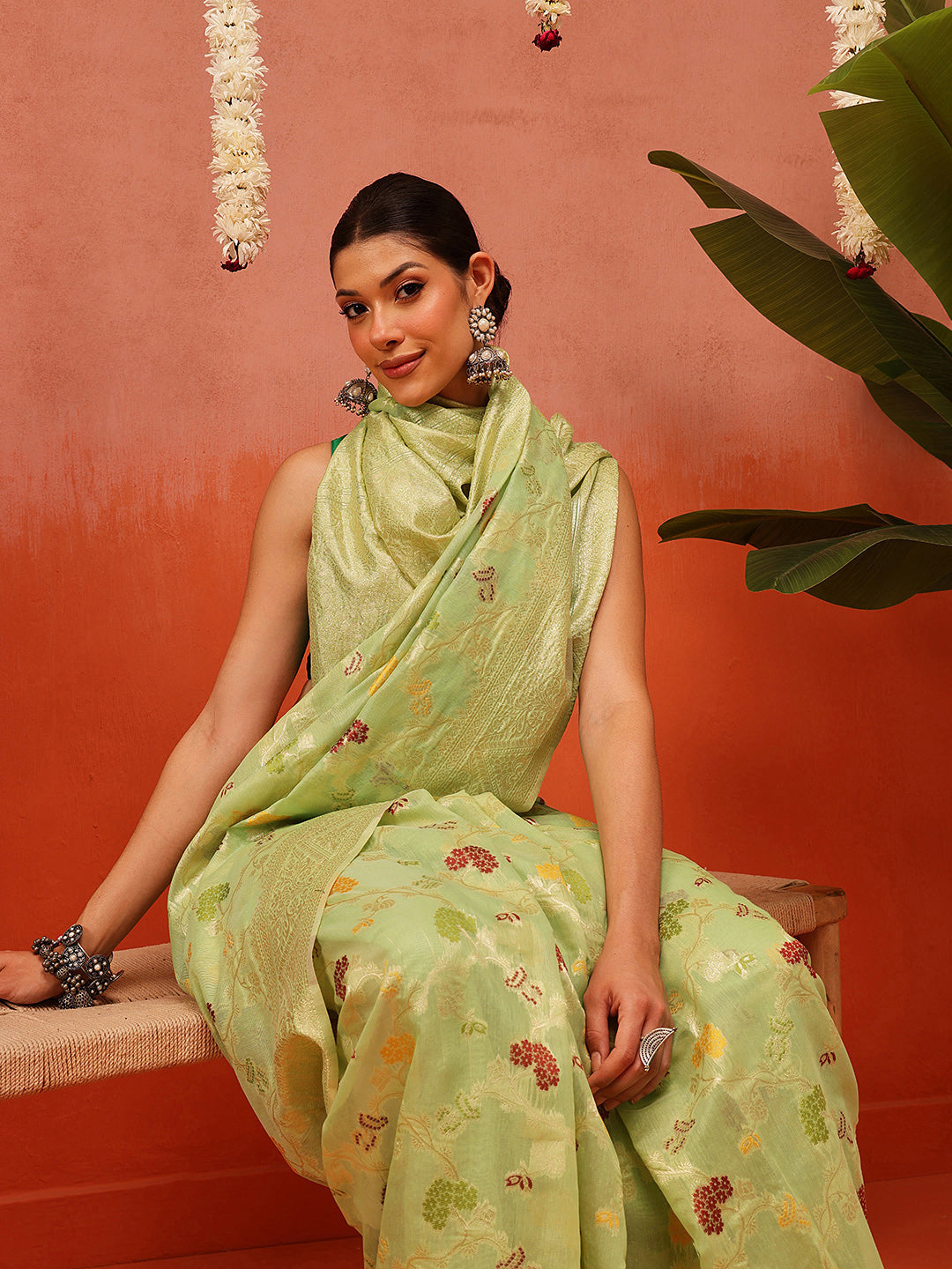 Dhakai Cotton Jamdani Saree